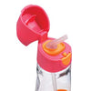 Tritan Straw Drink Bottle - Strawberry Shake Pink Orange