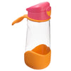 Tritan Sport Spout Drink Bottle 450ml- Strawberry Shake Pink Orange