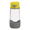 Tritan Sport Spout Drink Bottle 450ml- Lemon Sherbet Yellow Grey
