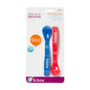 Baby Soft Bite Flexible Spoon Set Pack of 2 Red Blue
