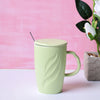 Tall Pastel Coffee Mug - Green