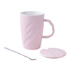 Tall Pastel Coffee Mug - Pink