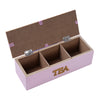 Wooden Tea Storage Gift Box - 3 Compartment
