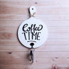 Coffee Time Wall Hanging Key Holder