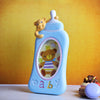 Baby Milk Bottle Photo Frame - Blue