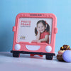 Square School Bus Photo Frame - Pink