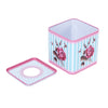 Square Rose Stripes tissue box