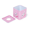 Square Pink Unicorn tissue box
