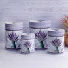 Long Lavender Vase Storage Tins (Set of 4)