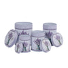 Long Lavender Vase Storage Tins (Set of 4)