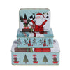 Joyful Santa Rectangle Box (Set of 3)