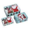 Joyful Santa Rectangle Box (Set of 3)