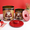 Fat Santa Claus Canisters (Set of 2)