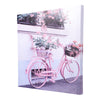 Pink Bicycle Holidays Borderless Frame