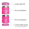 Pow This & That Stackable Stainless Steel Insulated Food Jar- Pink