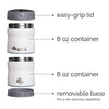 Pow This & That Stackable Stainless Steel Insulated Food Jar- White