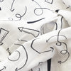 Doodle Arrows | Reversible Bib & Burpy Cloth Set
