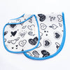 Doodle Hearts - Reversible Bib & Burpy Cloth Set
