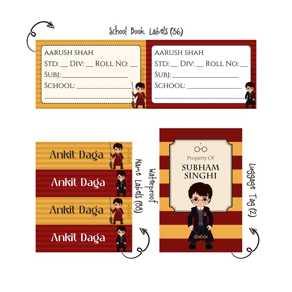 Personalised Back To School Combo | Harry Potter personalised-back-to-school-combo-harry-potter