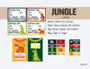 Personalised Label Set | Jungle
