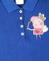 Polo Dress With Front Tie-Up And Fairy Peppa Pig Motif