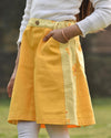 Kitty Kat' Yellow A-Line Skirt