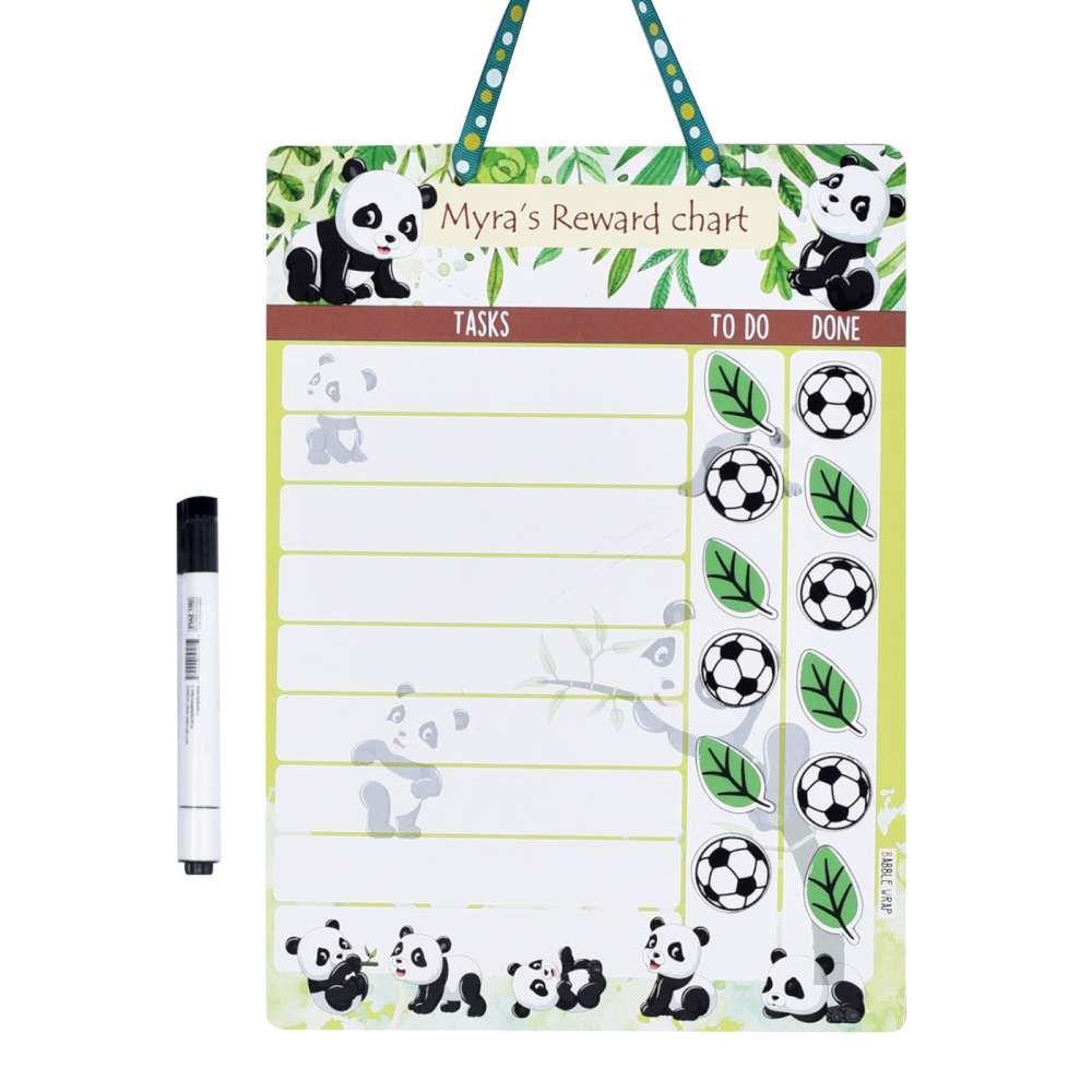 Panda Incentive Chart Personalised Magnetic Reward Chart | Panda Theme β mumma.com