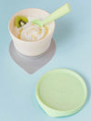 First Bite Suction Bowl With Spoon Feeding Set  Key Lime/ Key Lime