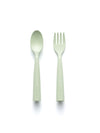My First Cutlery Fork & Spoon Set  Key Lime