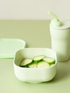 Sip & Snack- Suction Bowl with Sippy Cup Feeding Set  Key Lime/ Key Lime