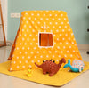 Wooden PlayGym with Mini Tent  - Mustard Sun