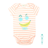 Peachy Stripes Bodysuit : Fruity Smiles