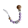 Silicone Pacifinder Beads with Clip Holder - Lavender