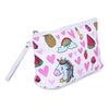 Pineapple and watermelon cosmetic multipurpose pouch