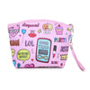 Good vibes cosmetic multipurpose pouch