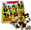 Farm Animals Shadow Matching Activity Board