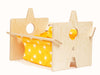 Stackable Toy Organiser - Mustard Sun