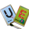 Uppercase ABC Rewritable Flashcards / Tracing Mats