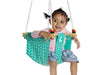 Toddler Swing - Sea Green Zig Zag