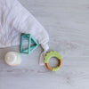 Wood + Silicone Teether Ring - LION