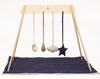 Wooden PlayGym with Mini Tent - Blue Star