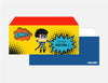 Personalised Envelope Set | Comic superhero