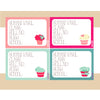 Personalised Label Set | Cupcake