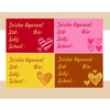 Hearts Theme Personalised Label Set