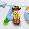 The Wild West Name Bunting/Garland - Cow Boy