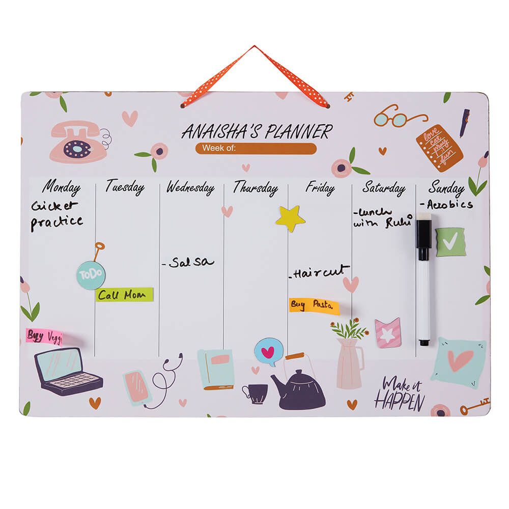 Personalised Magnetic Planner | Work mode – mumma.com