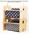 Stackable Toy Organiser - Blue star